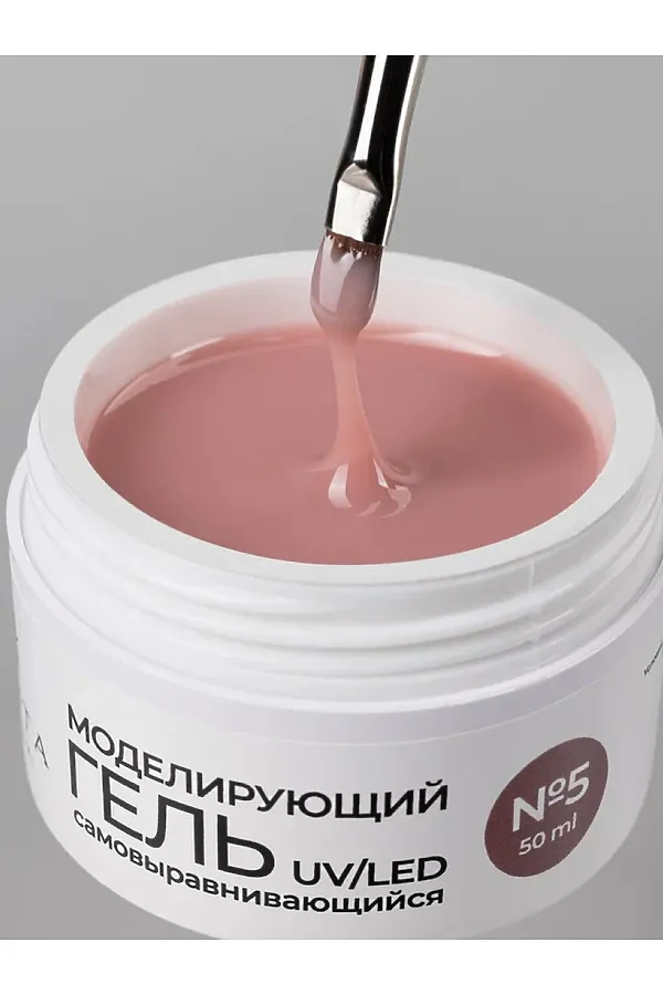 Manita Professional Гель моделирующий для ногтей №5, 50 мл KRISTALLER, №5 - фото 2