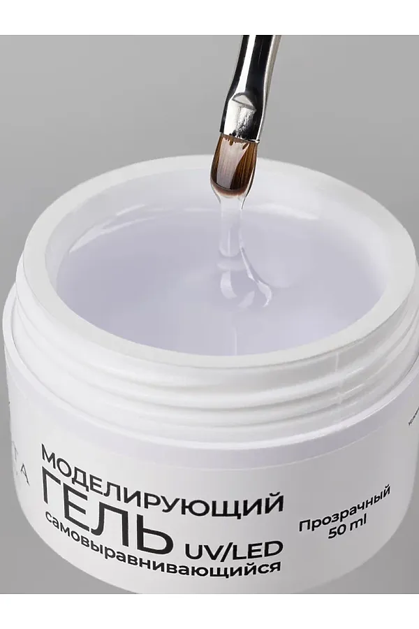 Manita Professional Гель моделирующий для ногтей №1, прозрачный, 50 мл KRISTALLER, прозрачный - фото 2