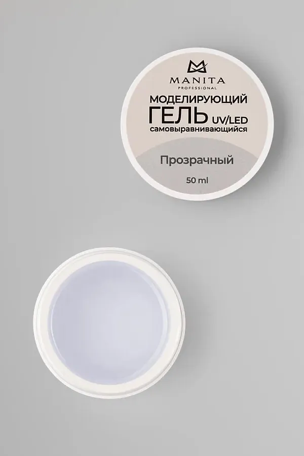 Manita Professional Гель моделирующий для ногтей №1, прозрачный, 50 мл KRISTALLER, прозрачный - фото 2