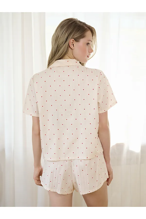 Пижама INDEFINI, персиковый - фото 2