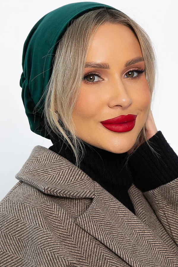 Чалма с резинкой LADY TAIGA, зеленая - фото 2