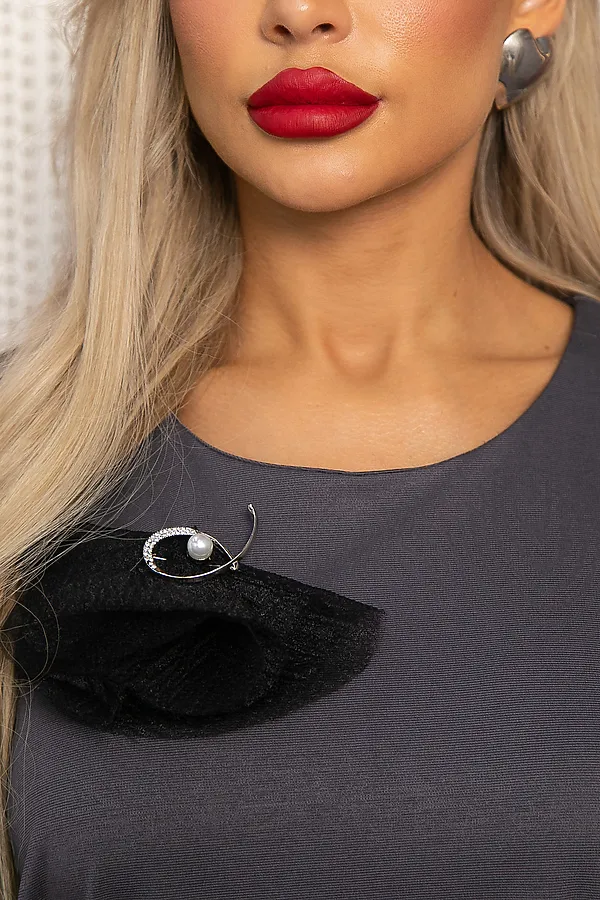 Платье LADY TAIGA, серое - фото 2