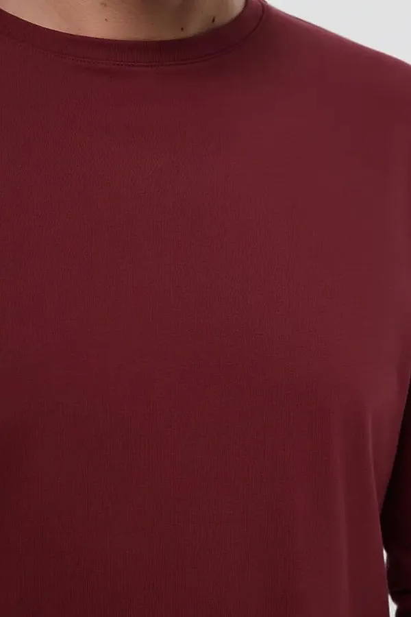 Лонгслив F5, темно-бордовый - фото 2