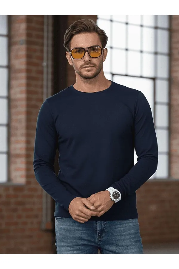 Лонгслив F5, темно-синий - фото 2