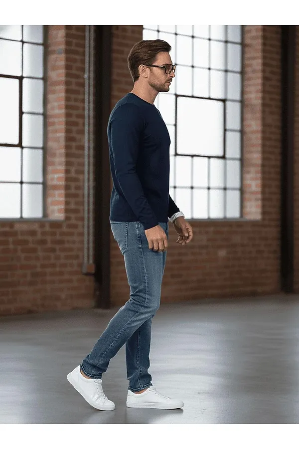 Лонгслив F5, темно-синий - фото 2