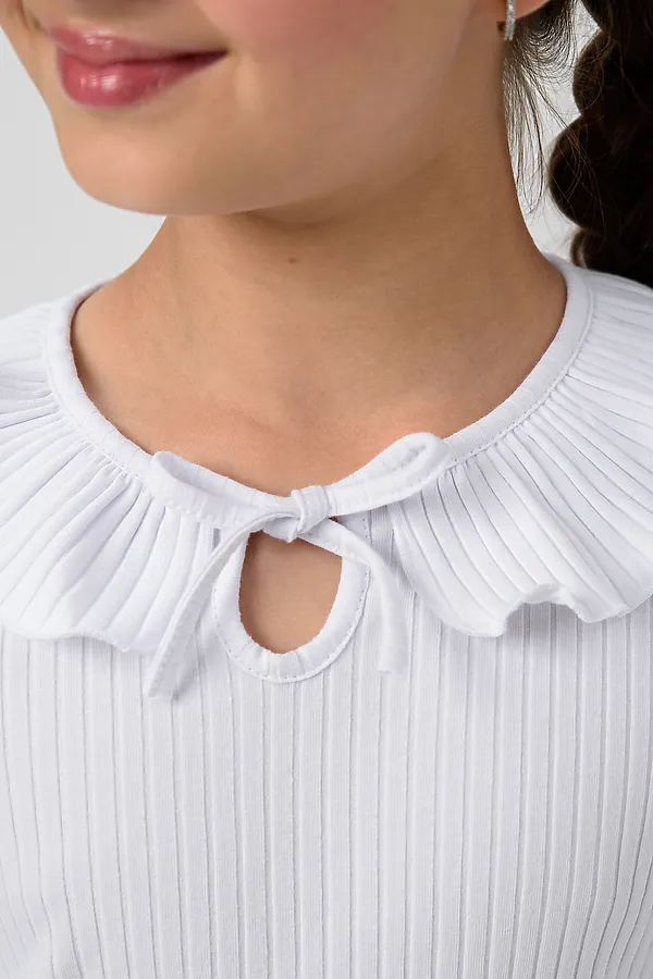 Блузка ДИНА длинный рукав НАТАЛИ, белый - фото 2