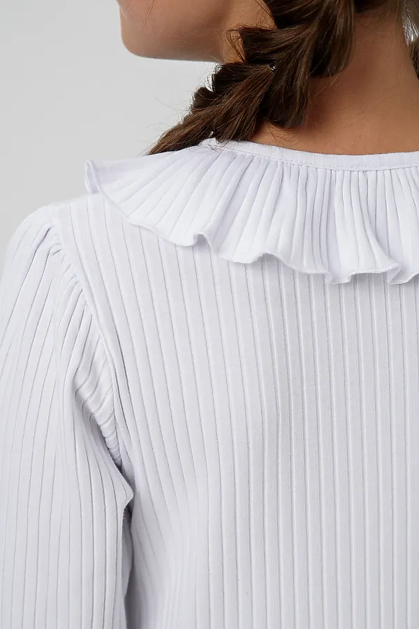 Блузка ДИНА длинный рукав НАТАЛИ, белый - фото 2