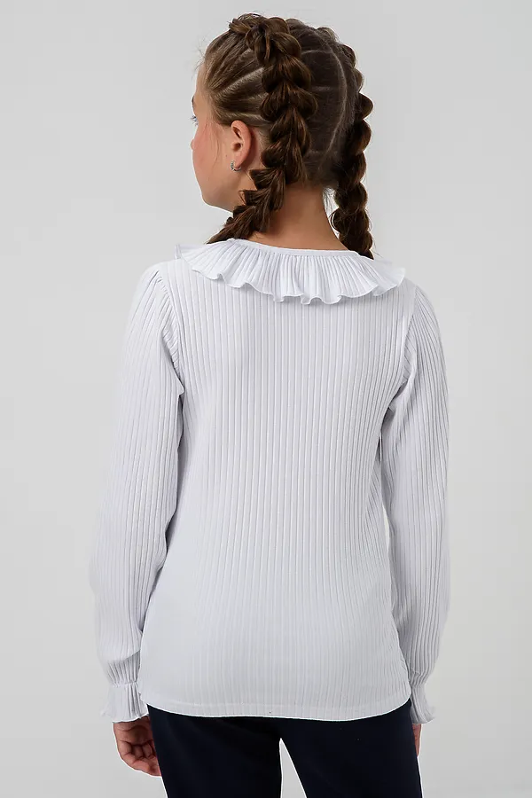 Блузка ДИНА длинный рукав НАТАЛИ, белый - фото 2