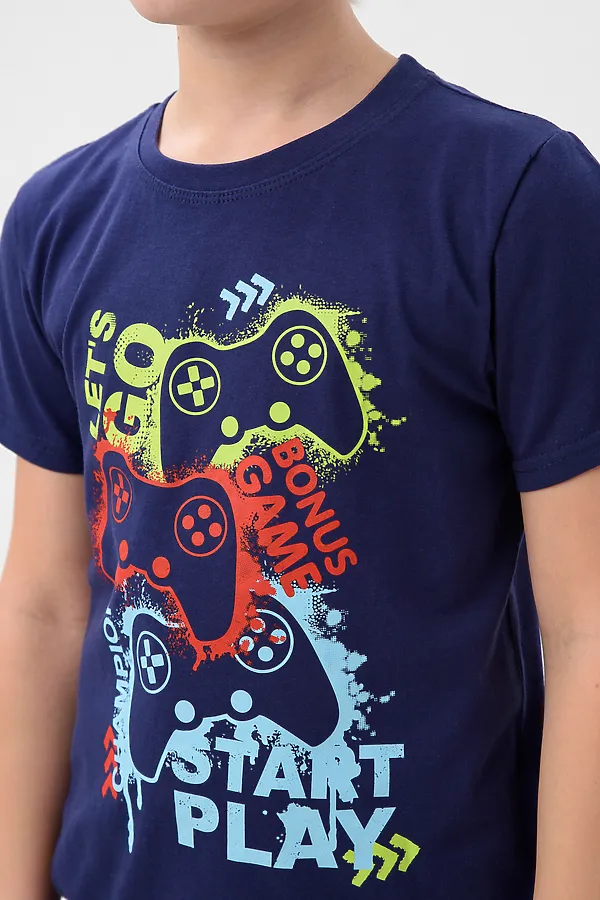 Пижама с шортами Азарт НАТАЛИ, темно-синий - фото 2