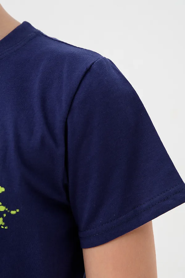 Пижама с шортами Азарт НАТАЛИ, темно-синий - фото 2