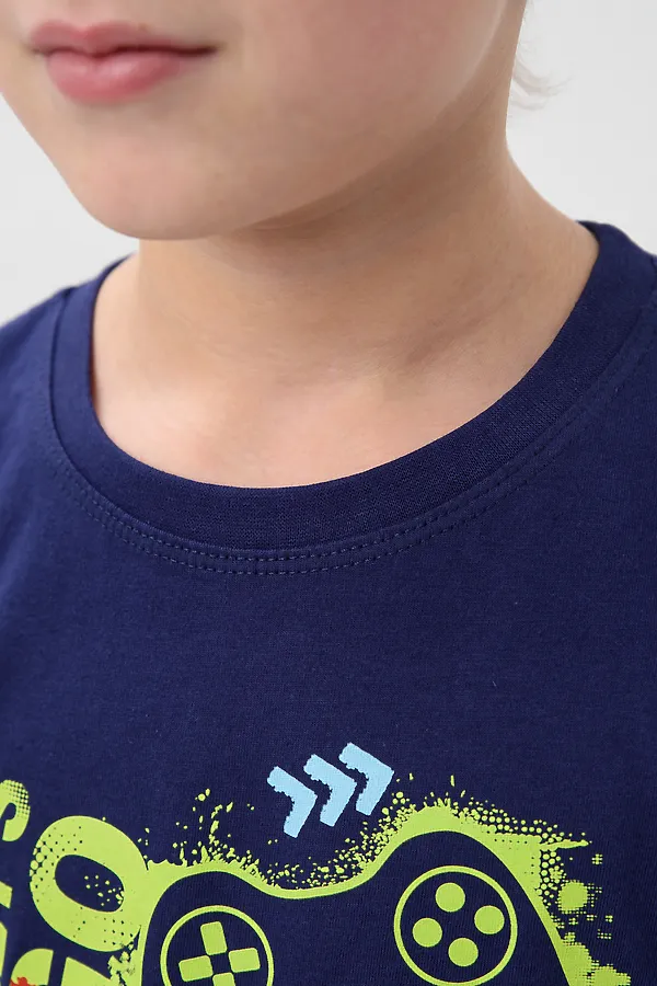 Пижама с шортами Азарт НАТАЛИ, темно-синий - фото 2