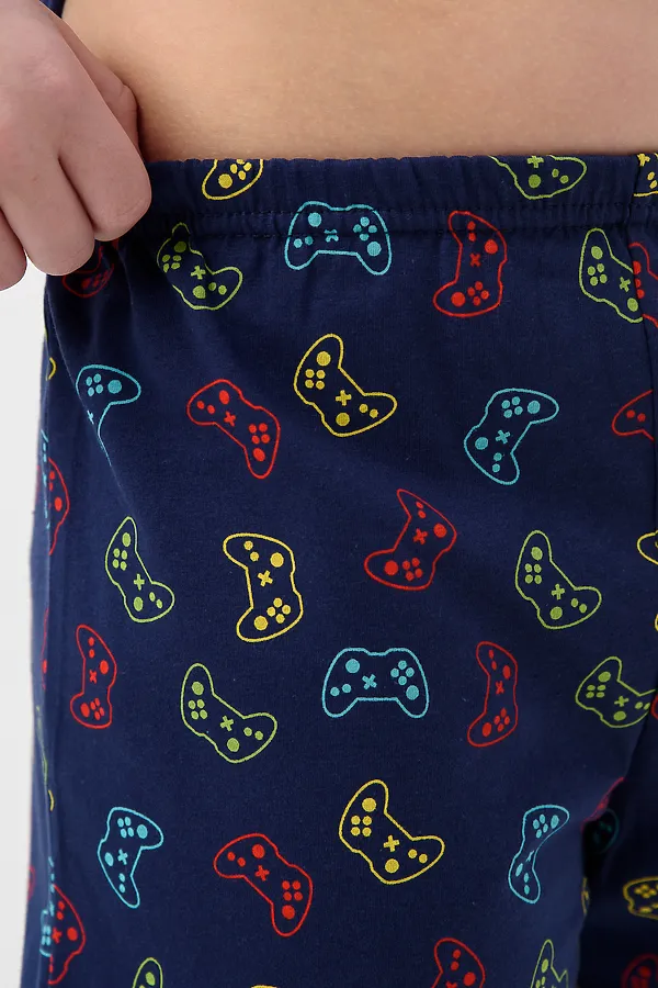 Пижама с шортами Азарт НАТАЛИ, темно-синий - фото 2