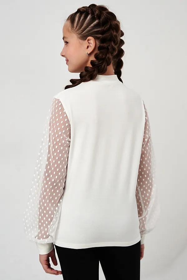Блузка Олимпия длинный рукав НАТАЛИ, экрю - фото 2