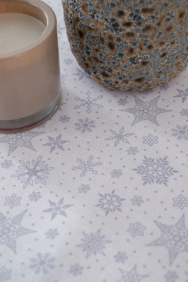 Скатерть Студеная пора НАТАЛИ, белый - фото 2