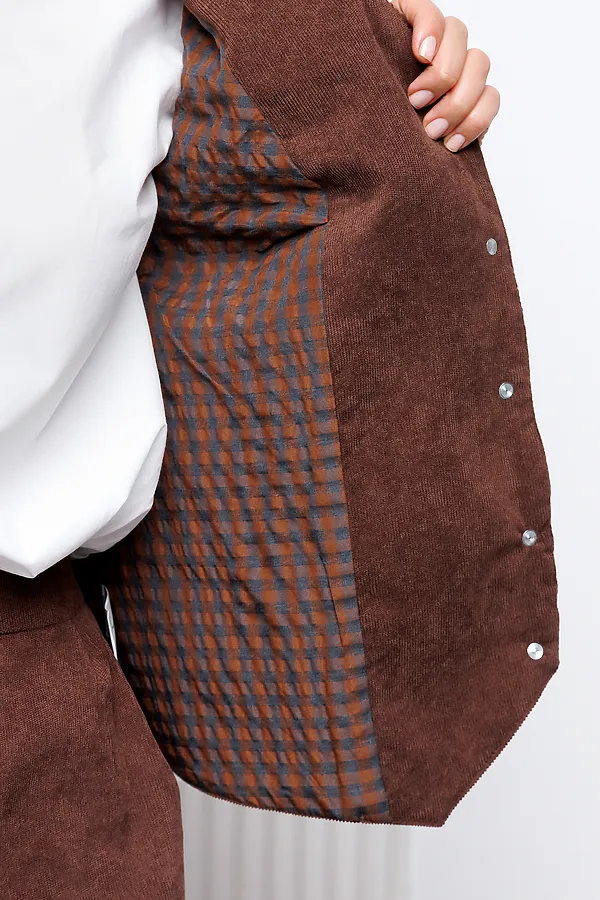 Костюм с брюками 399MOC НАТАЛИ, коричневый - фото 2