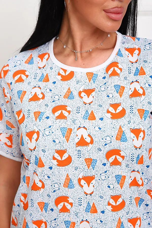 Пижама с бриджами 1096 НАТАЛИ, разноцветные - фото 2