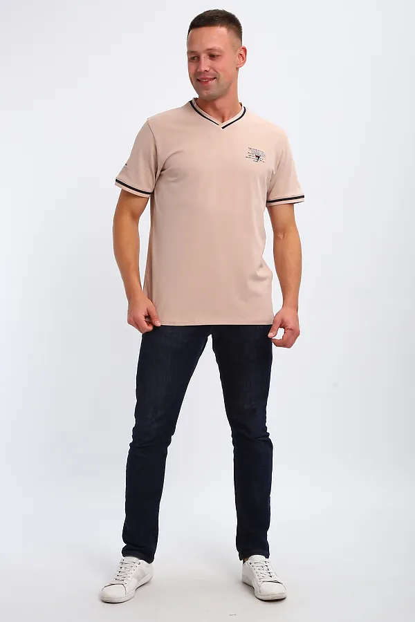 Футболка 059 НАТАЛИ, бежевый - фото 2