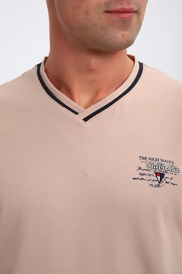 Футболка 059 НАТАЛИ, бежевый - фото 2