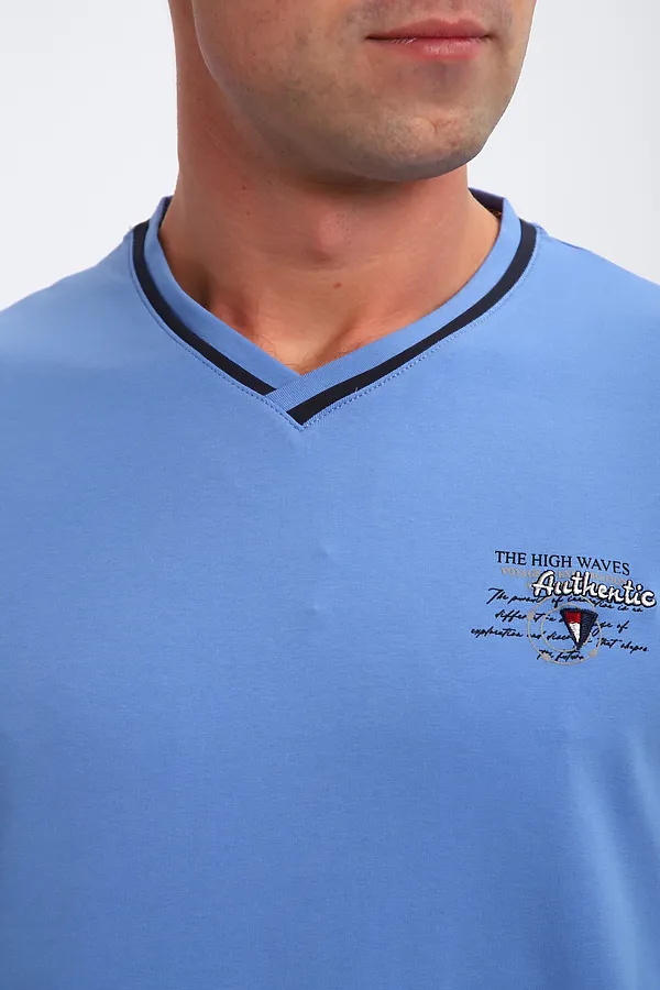 Футболка 059 НАТАЛИ, голубой - фото 2