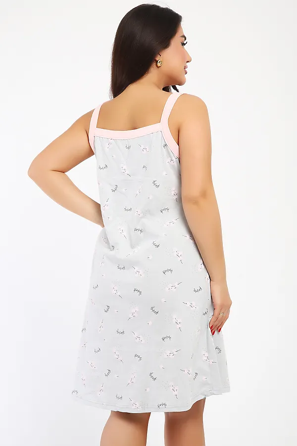 Сорочка 88128 НАТАЛИ, серый - фото 2