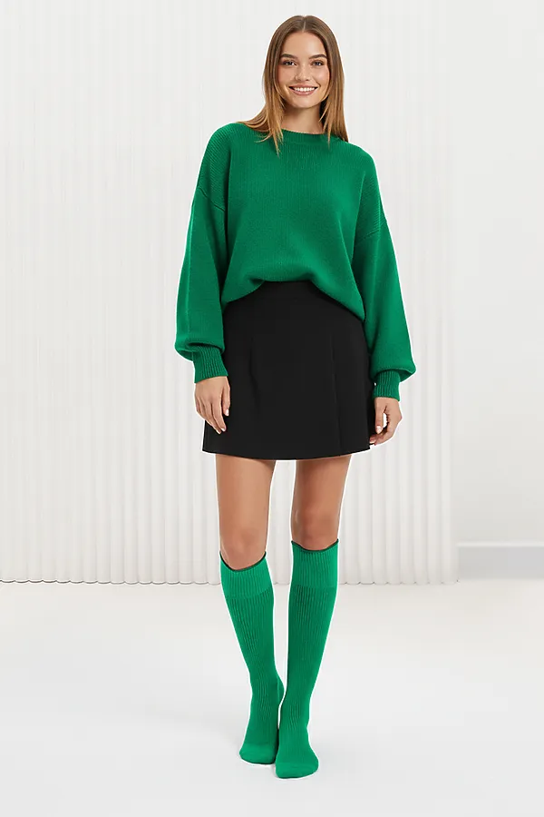 Гольфы Ретро (набор 2 пары) НАТАЛИ, ярко-зеленый - фото 2