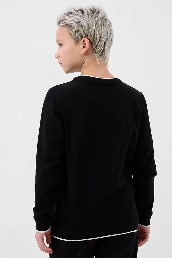 Толстовка Лицеист НАТАЛИ, черный-белый - фото 2