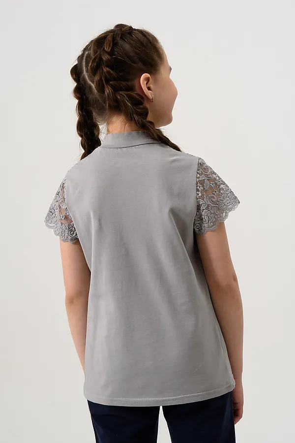 Блузка Камелия НАТАЛИ, серый - фото 2