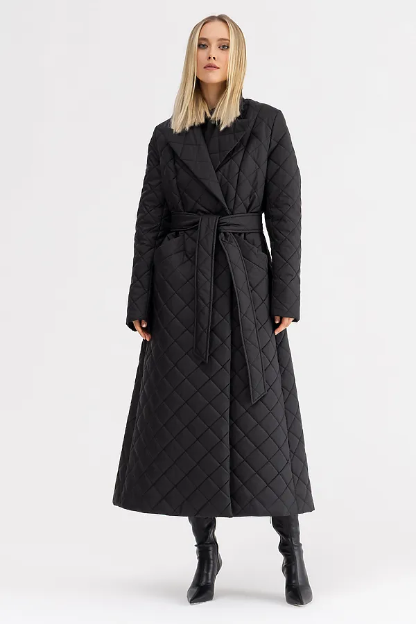 Плащ утепленный HOOPS, черный - фото 2