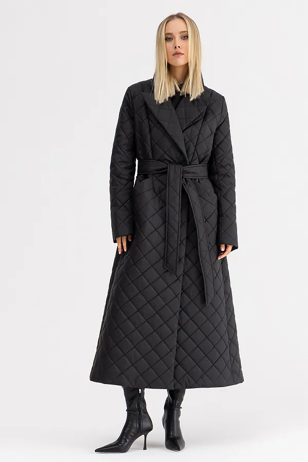 Плащ утепленный HOOPS, черный - фото 2