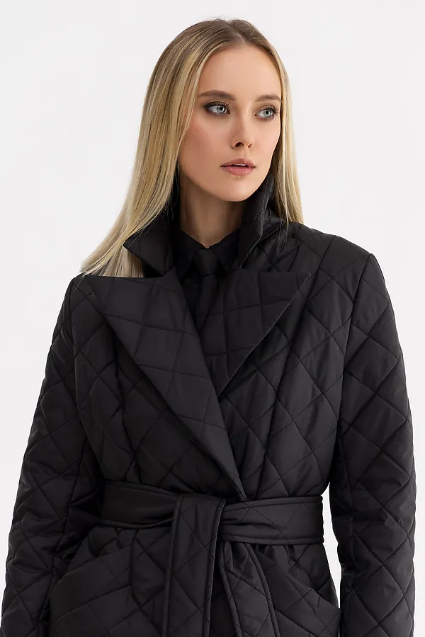 Плащ утепленный HOOPS, черный - фото 2