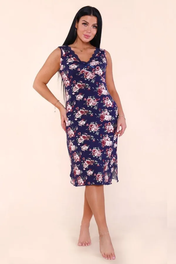 Сорочка 917 НАТАЛИ, темно-синий - фото 2