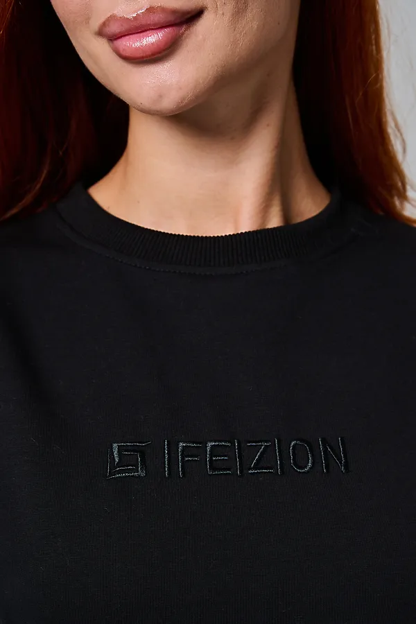 67188 толстовка женская НАТАЛИ, черный - фото 2