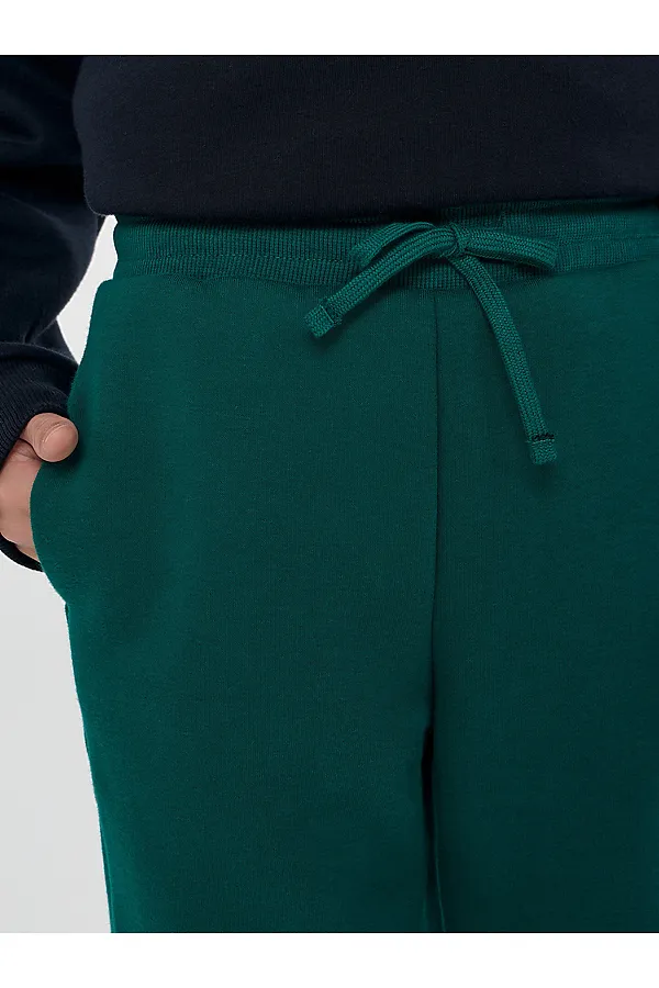 Комплект (Свитшот+Брюки) MARK FORMELLE, неви +зеленый +печать - фото 2