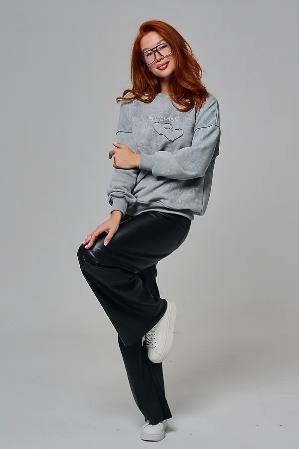 Толстовка 67189 НАТАЛИ, серый-винтаж - фото 2