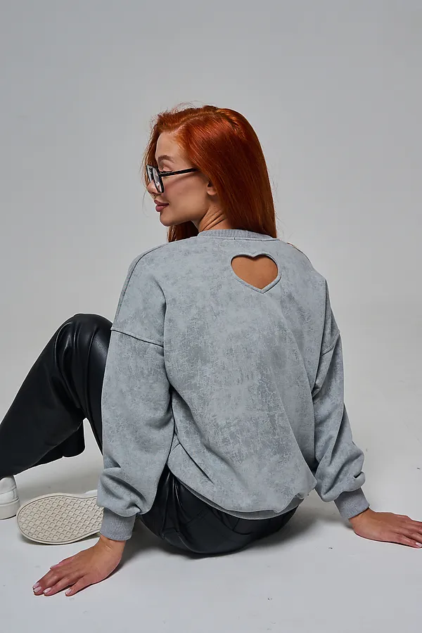 Толстовка 67189 НАТАЛИ, серый-винтаж - фото 2