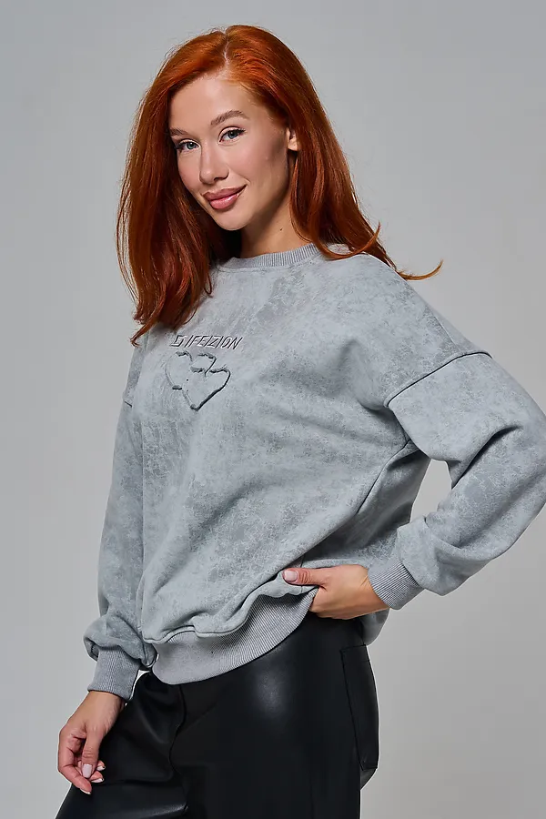 Толстовка 67189 НАТАЛИ, серый-винтаж - фото 2