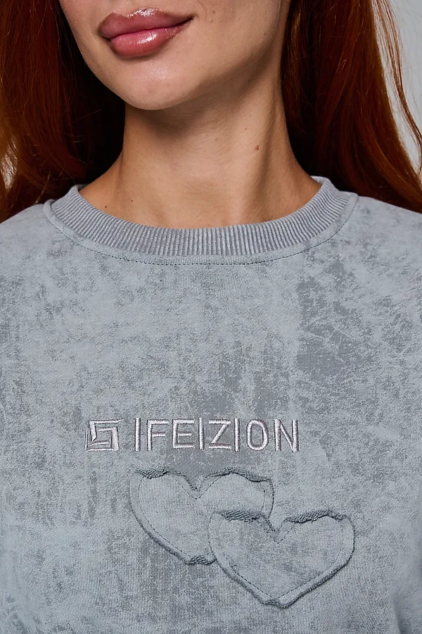 Толстовка 67189 НАТАЛИ, серый-винтаж - фото 2