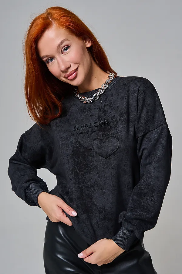 Толстовка 67189 НАТАЛИ, черный винтаж - фото 2