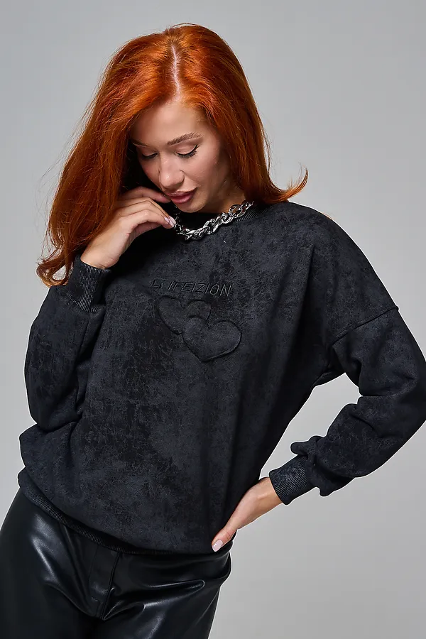 Толстовка 67189 НАТАЛИ, черный винтаж - фото 2