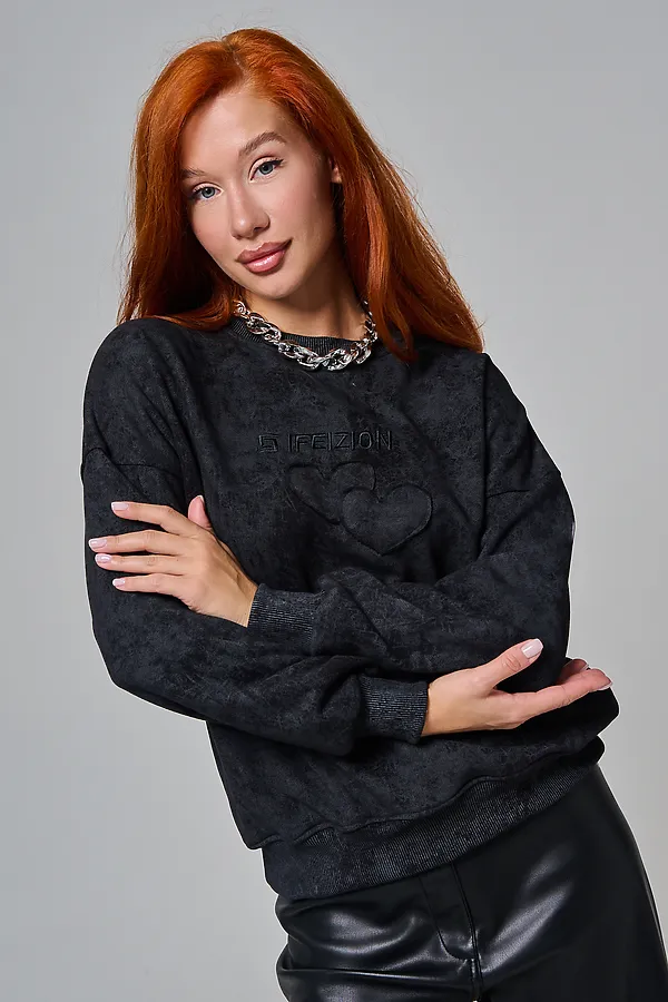 Толстовка 67189 НАТАЛИ, черный винтаж - фото 2