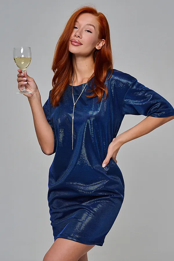 Платье 67163 НАТАЛИ, синий - фото 2