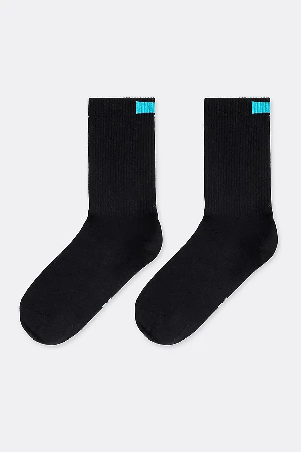 Носки MARK FORMELLE, черный /бирюзовый - фото 2