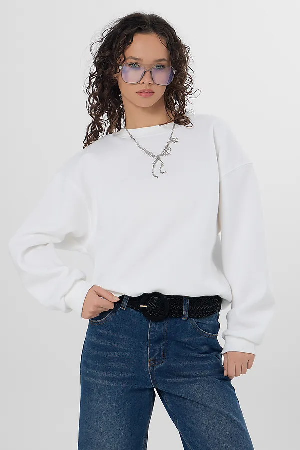 Свитшот MARK FORMELLE, белый - фото 2