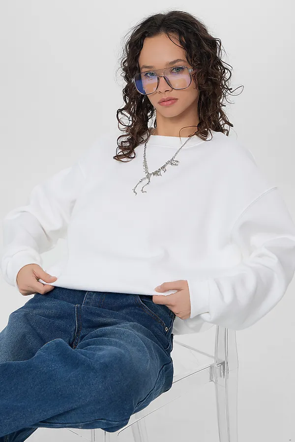 Свитшот MARK FORMELLE, белый - фото 2