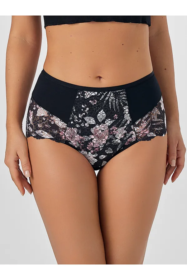 Трусы MARK FORMELLE, цветы на черном1 - фото 2