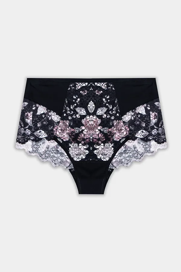 Трусы MARK FORMELLE, цветы на черном1 - фото 2
