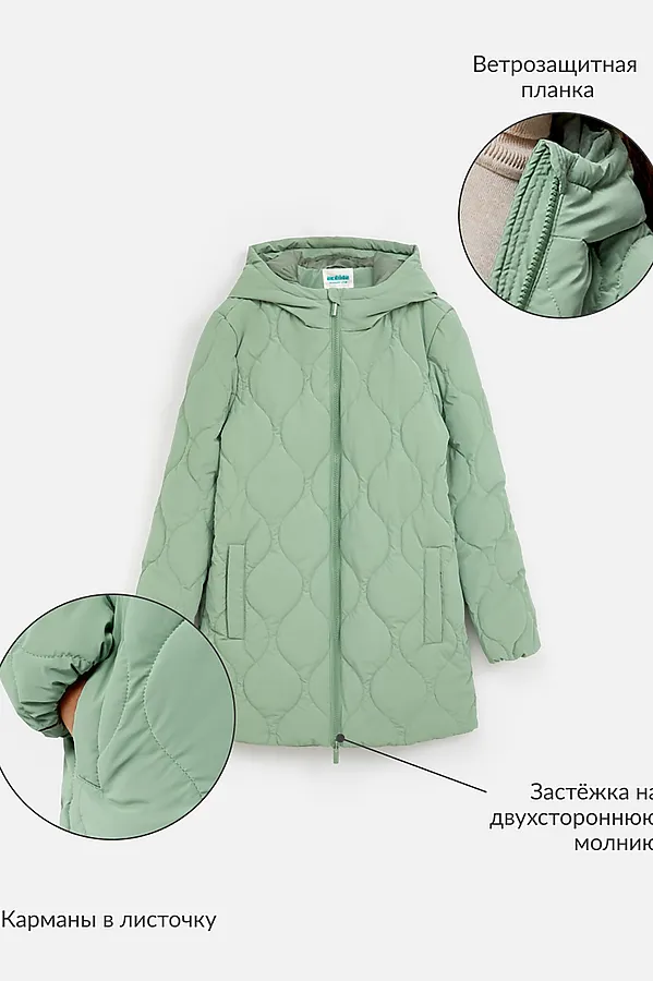 Пальто ACOOLA, бледно-зеленый - фото 2
