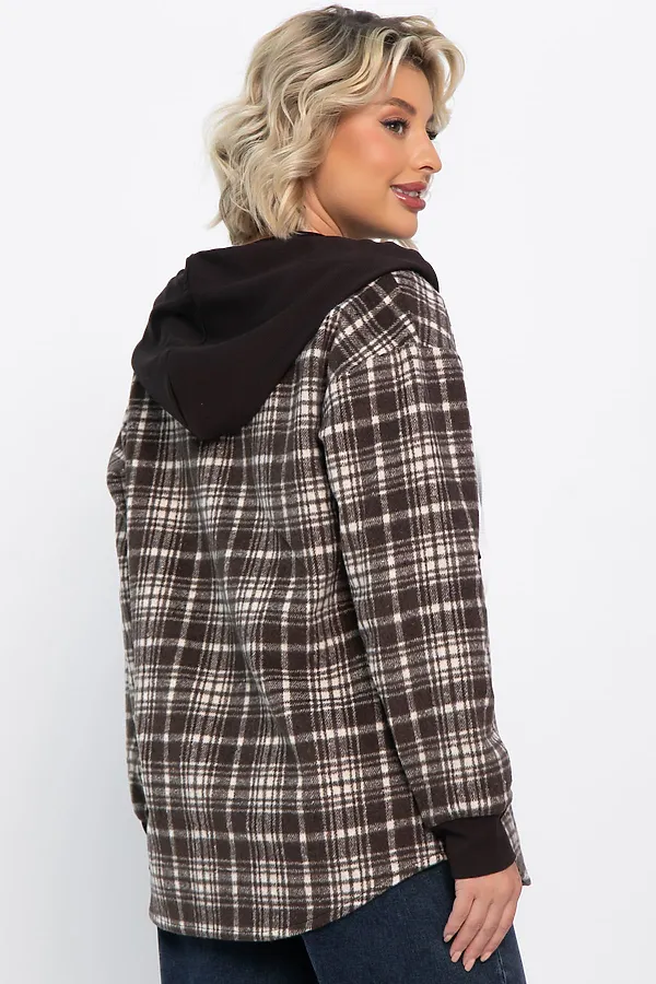 Рубашка LADY TAIGA, коричневая - фото 2