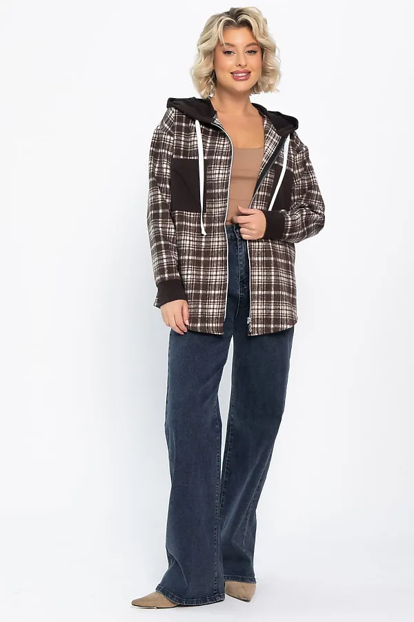 Рубашка LADY TAIGA, коричневая - фото 2