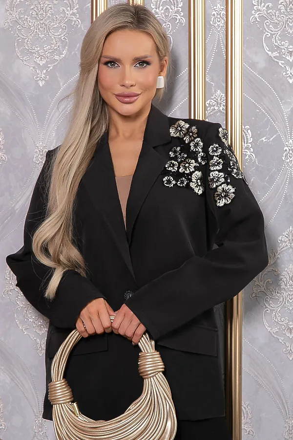 Жакет LADY TAIGA, черный - фото 2